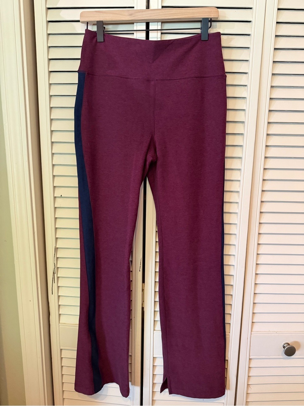 Beyond Yoga Spacedye High Waist Bootcut Pants XL Burgundy Wine - Picture 3 of 7